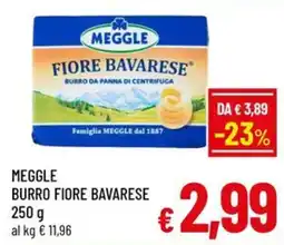 A&O Meggle burro fiore bavarese offerta