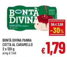 A&O Bontà Divina panna cotta al caramello offerta