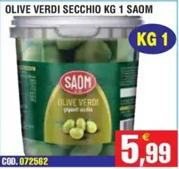 Immenso Cash Olive verdi secchio saom offerta