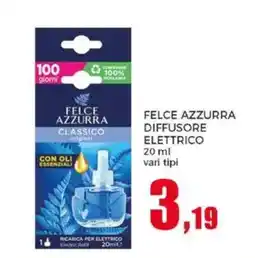 Happy Casa Felce Azzurra diffusore elettrico offerta