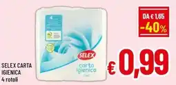 A&O Selex carta igienica offerta