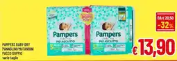 A&O Pampers Baby-Dry pannolini/mutandini offerta