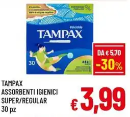 A&O Tampax assorbenti igienici super/regular offerta
