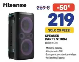 FreeShop Hisense Speaker Party Storm offerta