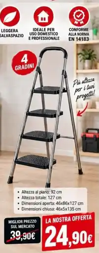 A Casa Mia Ladder 4 gradini offerta