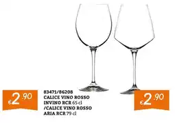Zona Calice vino rosso Invino / Calice vino rosso Aria offerta