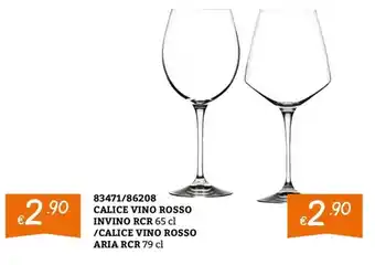 Calice vino rosso Invino / Calice vino rosso Aria