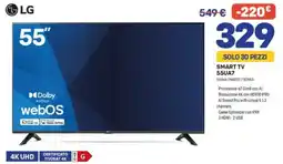 FreeShop LG SMART TV 55UA7 offerta