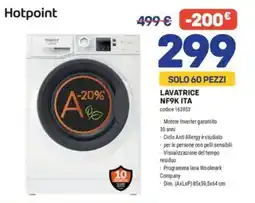 FreeShop Hotpoint lavatrice offerta
