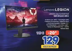 FreeShop Lenovo LEGION LEGION 24Q-10 MONITOR 68C6GAC4EU offerta