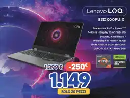 FreeShop Lenovo LOQ 83DX00FUIX offerta