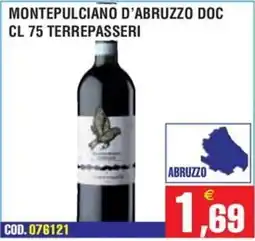Immenso Cash Montepulciano d'Abruzzo Doc Terrepasseri offerta
