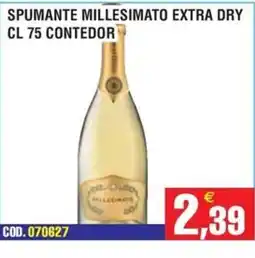 Immenso Cash Spumante millesimato extra dry offerta