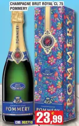 Immenso Cash Champagne Brut Royal Pommery offerta