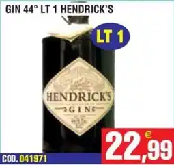Immenso Cash Hendrick's Gin offerta