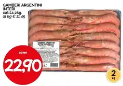 Hardis Gamberi argentini interi offerta
