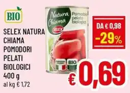 A&O Selex Natura Chiama Pomodori Pelati Biologici offerta