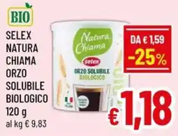 A&O Selex Natura Chiama Orzo Solubile Biologico offerta