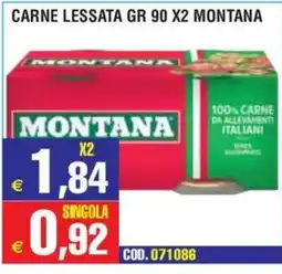 Immenso Cash Carne lessata Montana offerta