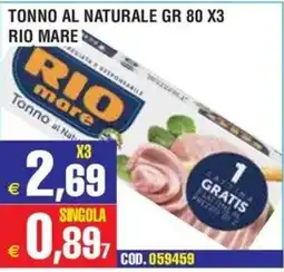 Immenso Cash Tonno al Naturale Rio Mare offerta