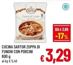 A&O Cucina Sartor Zuppa di Funghi con Porcini offerta