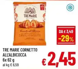 A&O Tre Marie Cornetto all'albicocca offerta