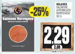 Vicino a te supermercati Milarex Salmone Affumicato Norvegese offerta