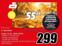 MediaWorld Smart TV 55" PEAQ offerta