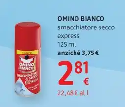 dm drogerie markt Omino Bianco smacchiatore a secco express offerta