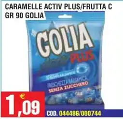 Immenso Cash Caramelle Activ Plus Frutta C Golia offerta