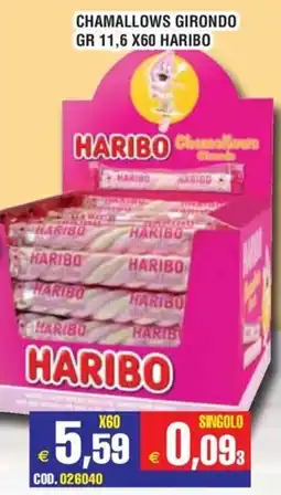Immenso Cash Chamallows Giro Haribo offerta