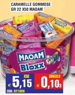 Immenso Cash Caramelle gommose Maoam Bloxx offerta