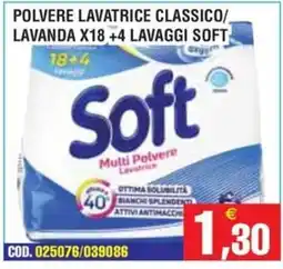 Immenso Cash Soft polvere lavatrice classico offerta
