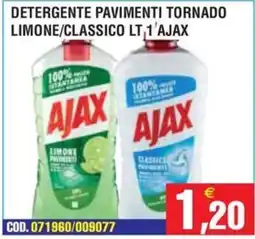 Immenso Cash Detergente pavimenti Tornado Ajax offerta