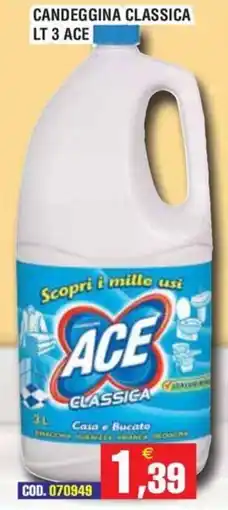 Immenso Cash Candeggina classica Ace offerta