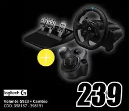 MediaWorld Logitech Volante G923 + Cambio offerta