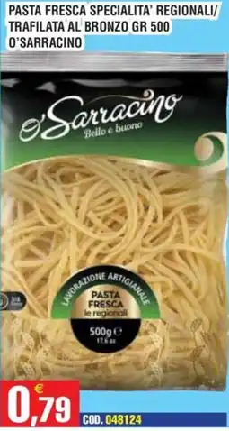 Immenso Cash Pasta fresca specialità regionali O'Sarracino offerta
