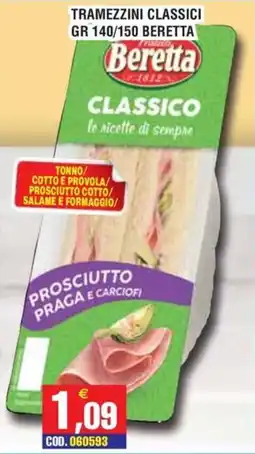 Immenso Cash Tramezzini classici Beretta offerta