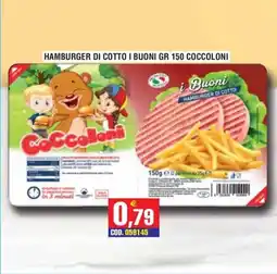 Immenso Cash i Buoni Hamburger di Cotto Coccoloni offerta