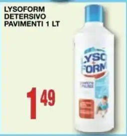 Mondo Brico Lysoform detersivo pavimenti offerta