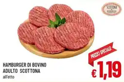 A&O Hamburger di bovino adulto Scottona offerta