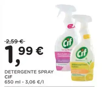 Detergente spray Cif