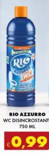 Le Bolle di Giù Giù Rio azzurro wc disincrostante offerta