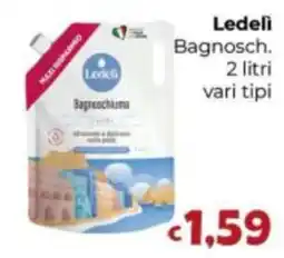 Le Bolle di Giù Giù Ledeli Bagnoschiuma offerta