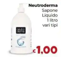 Le Bolle di Giù Giù Neutroderma Sapone Liquido offerta