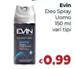 Le Bolle di Giù Giù Evin Deo Spray Uomo offerta