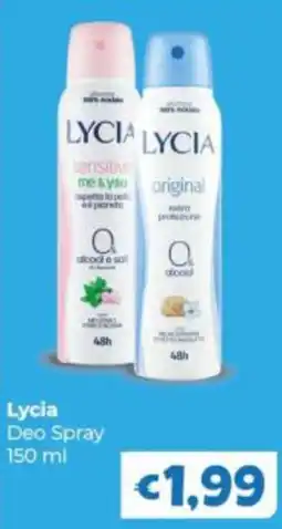 Le Bolle di Giù Giù Lycia Deo Spray offerta