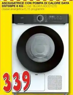 Mondo Brico Asciugatrice con pompa di calore Daya offerta