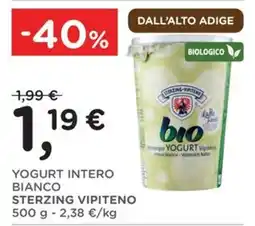 Orvea Yogurt intero bianco Sterzing Vipiteno offerta