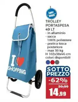 Happy Casa Trolley portaspesa offerta